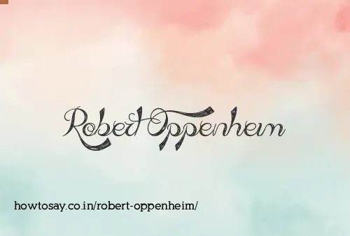 Robert Oppenheim
