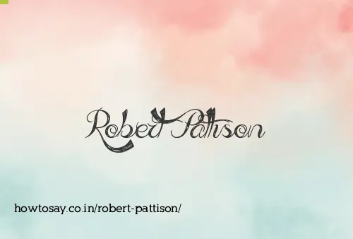 Robert Pattison