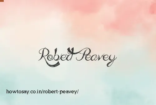 Robert Peavey