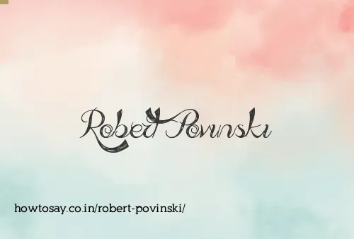 Robert Povinski
