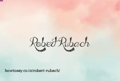 Robert Rubach