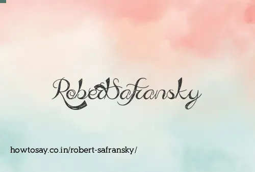 Robert Safransky
