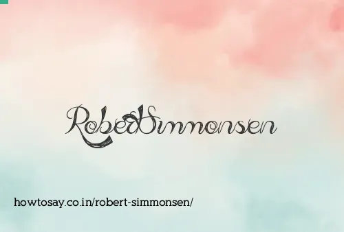 Robert Simmonsen