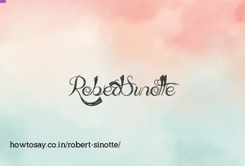 Robert Sinotte