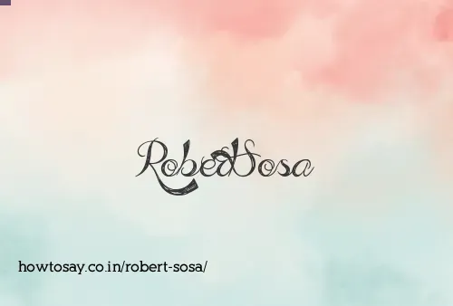 Robert Sosa