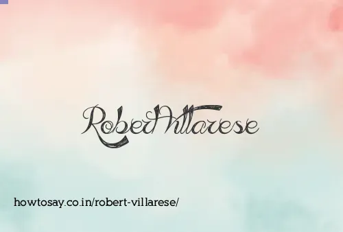 Robert Villarese