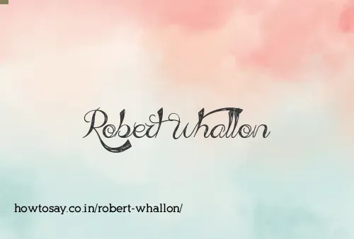 Robert Whallon