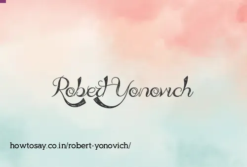 Robert Yonovich