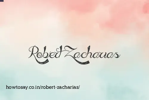 Robert Zacharias