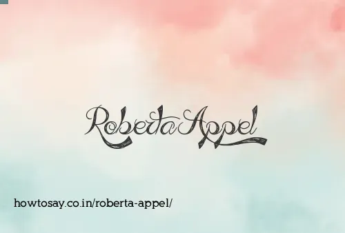 Roberta Appel