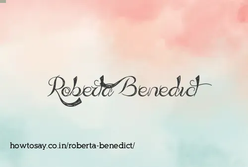 Roberta Benedict