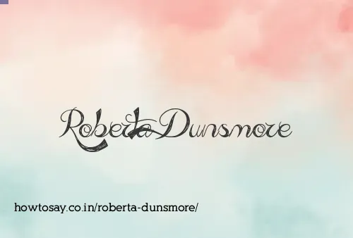 Roberta Dunsmore
