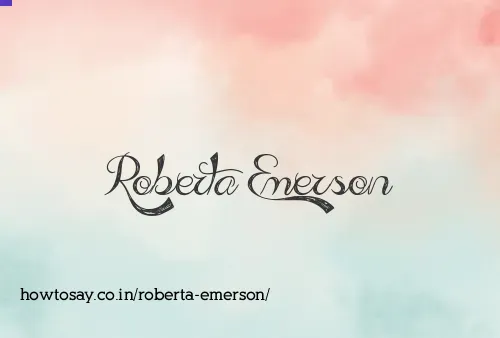 Roberta Emerson