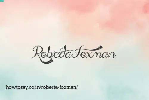 Roberta Foxman