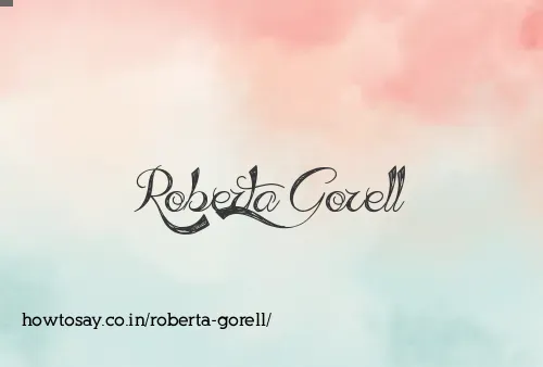 Roberta Gorell
