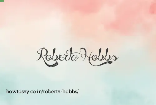 Roberta Hobbs
