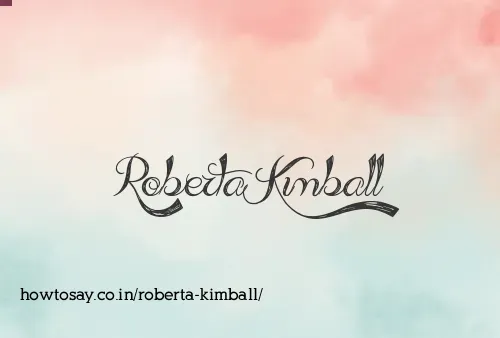 Roberta Kimball