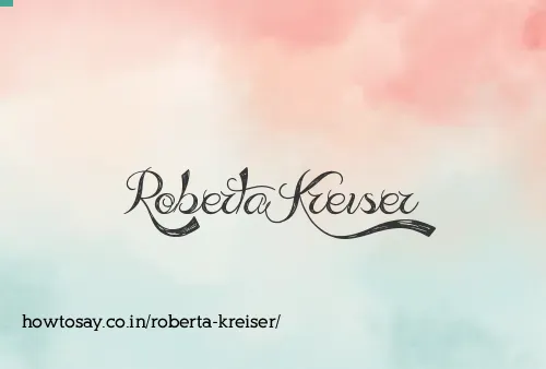Roberta Kreiser
