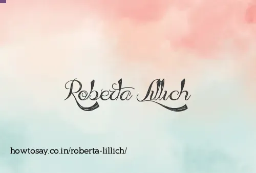 Roberta Lillich