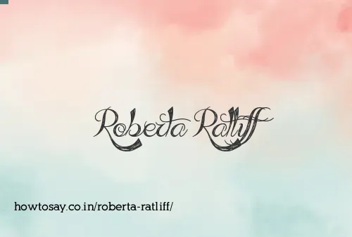 Roberta Ratliff