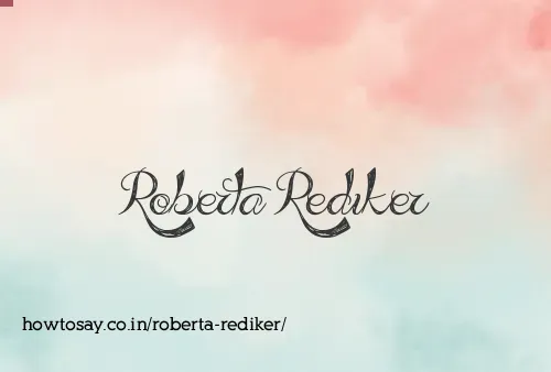 Roberta Rediker