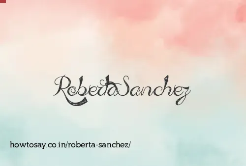 Roberta Sanchez