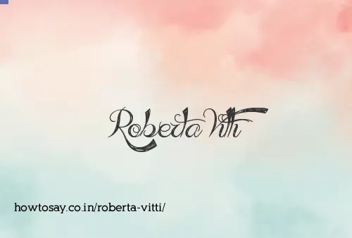 Roberta Vitti