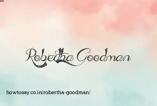 Robertha Goodman