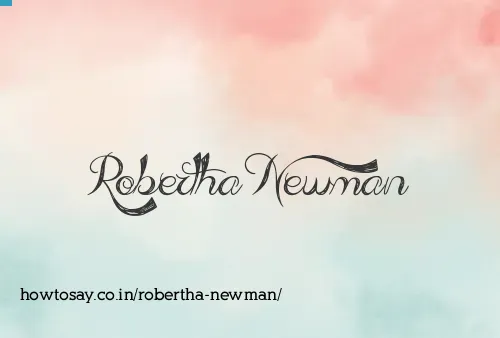 Robertha Newman