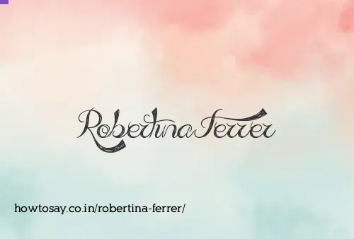 Robertina Ferrer