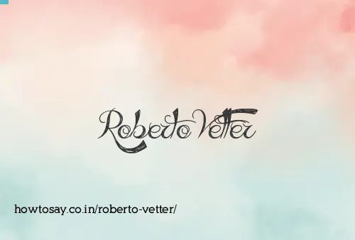 Roberto Vetter