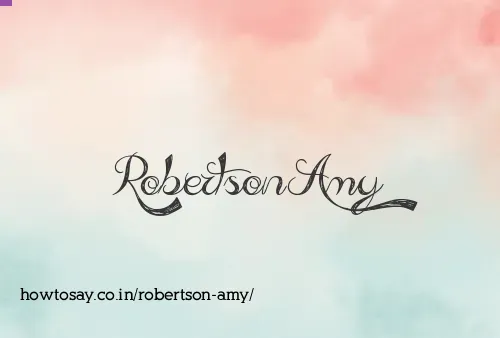 Robertson Amy