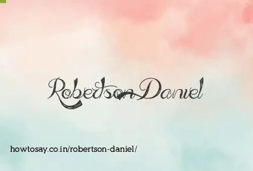 Robertson Daniel
