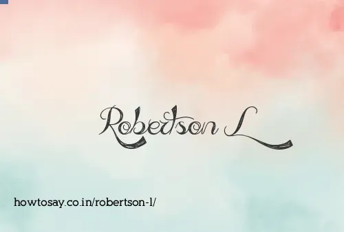 Robertson L