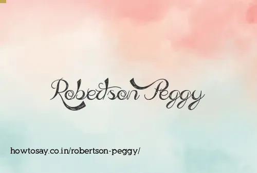 Robertson Peggy