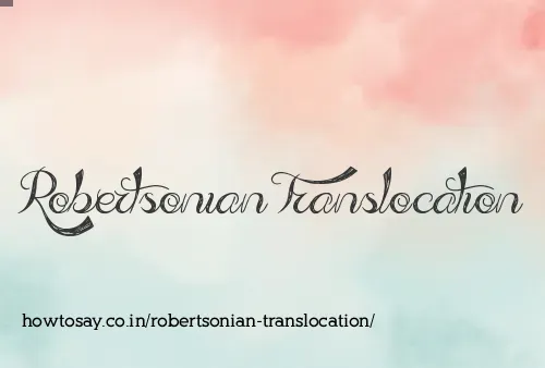 Robertsonian Translocation