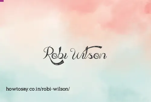 Robi Wilson