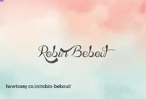 Robin Bebout