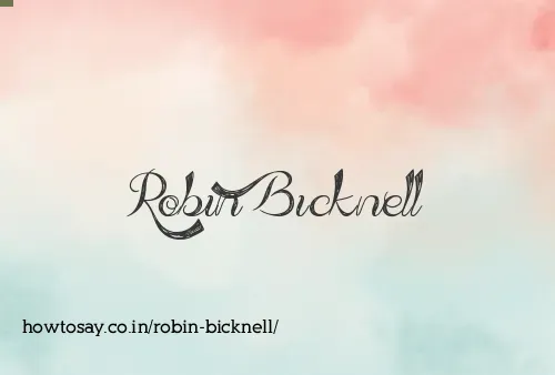 Robin Bicknell