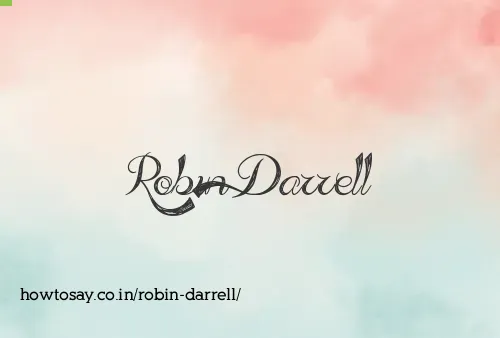 Robin Darrell