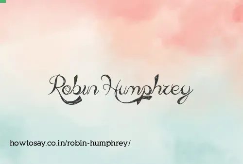 Robin Humphrey