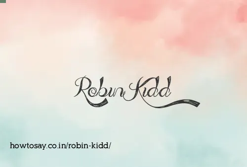 Robin Kidd