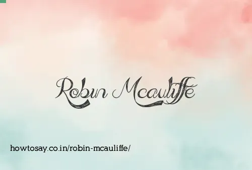 Robin Mcauliffe