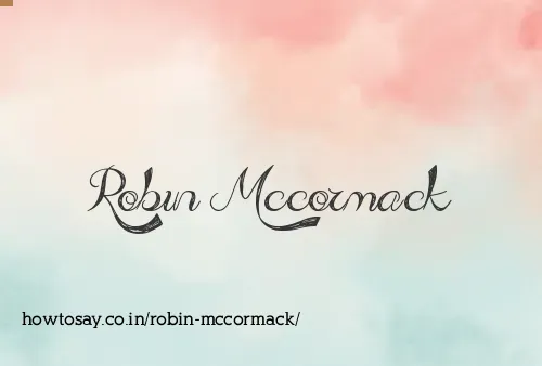 Robin Mccormack
