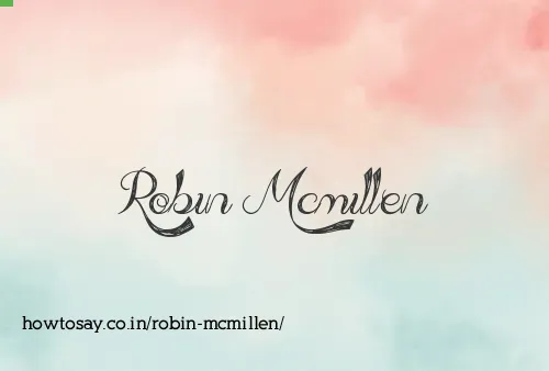 Robin Mcmillen