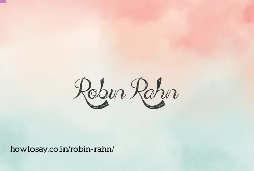 Robin Rahn