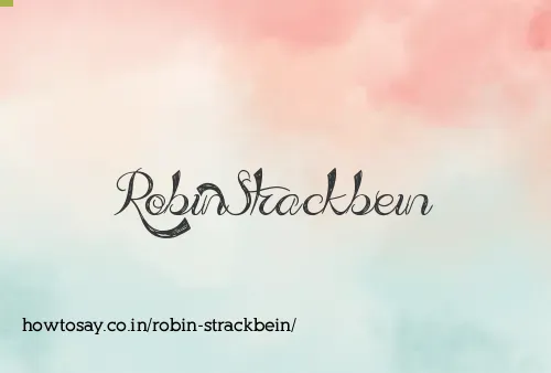 Robin Strackbein