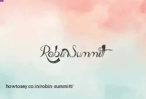 Robin Summitt