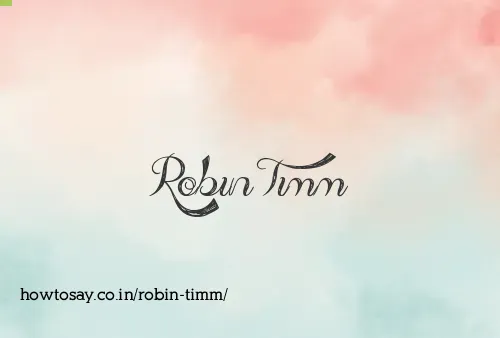 Robin Timm