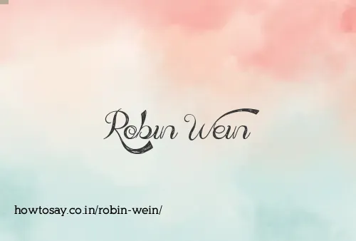 Robin Wein